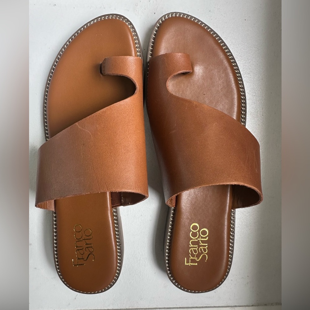Franco Sarto light brown Gem Sandal. NWOT.